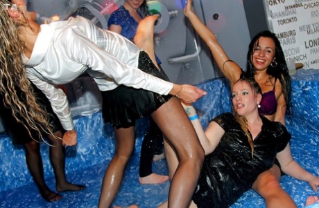 Lascivious chicks suck cocks and get banged at the drunk sex party 44218625